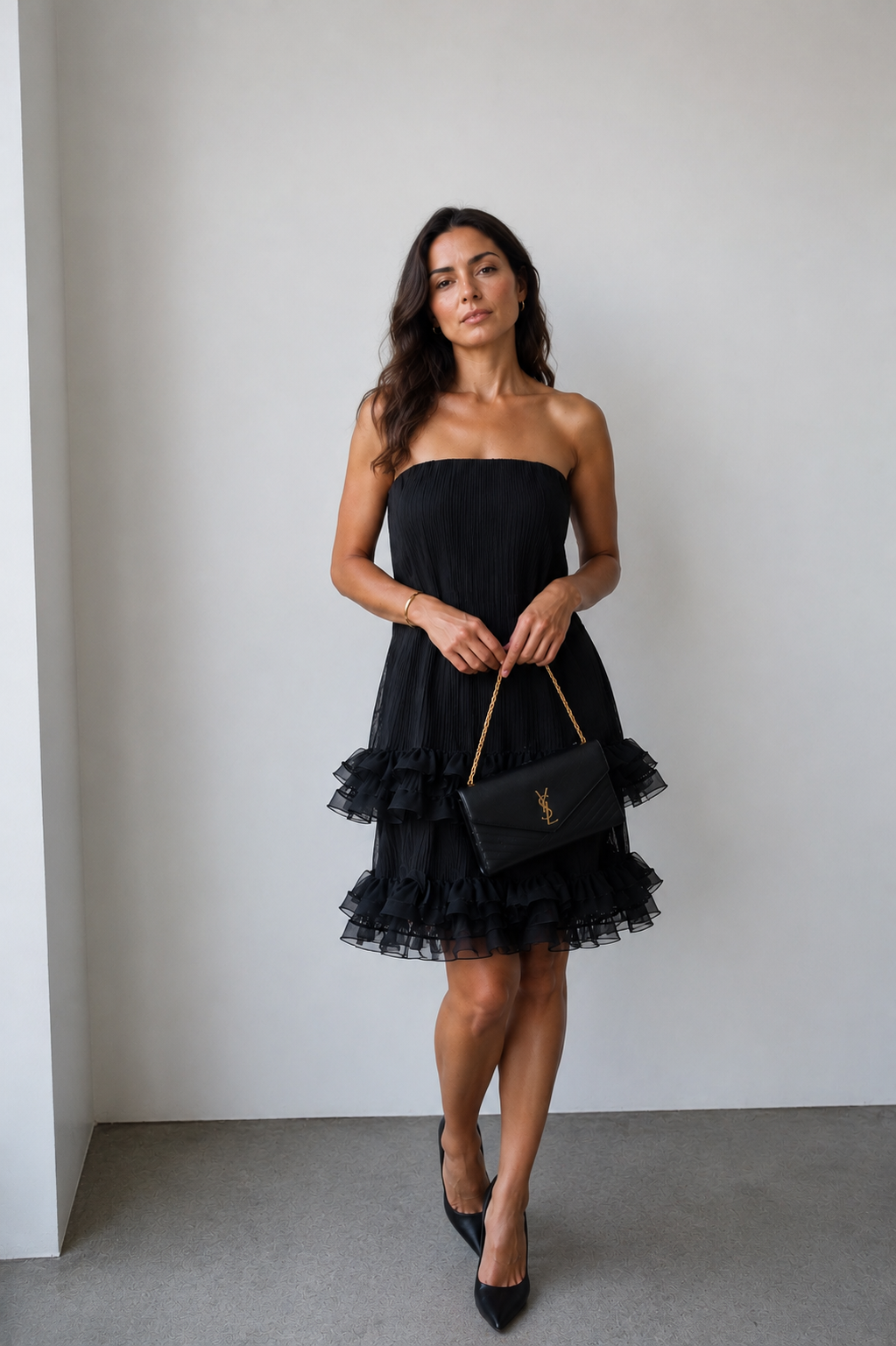 Amara Ruffle Mini Dress