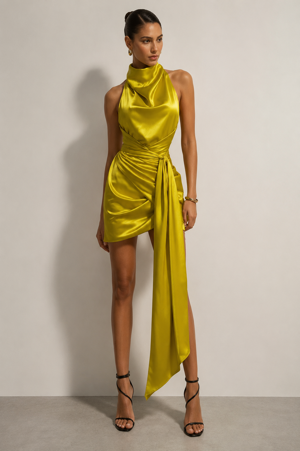 Lumière Satin Sculpt Dress