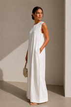Amara Wide-Leg Sleeveless Jumpsuit