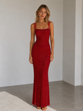 Scarlet Radiance Gown