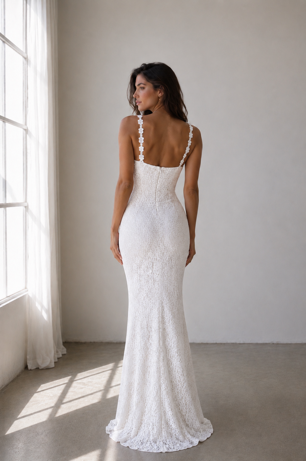 Luvea Lace Maxi Dresses – Elegant Backless Collection