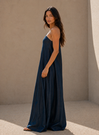 Noelle One-Shoulder Draped Jumpsuit