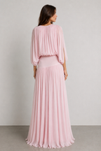 Aurora Pleated Chiffon Set