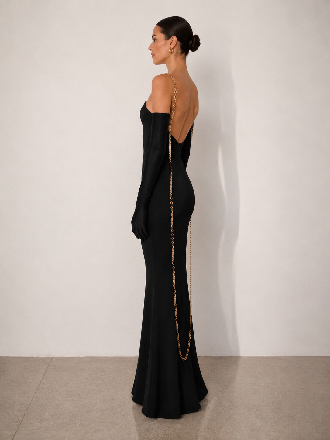 Noir Éclat Gown