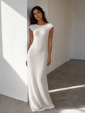 The Camille Textured Maxi Dress