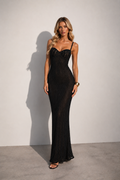Noir Étoile Crystal Gown