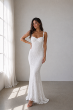 Luvea Lace Maxi Dresses – Elegant Backless Collection