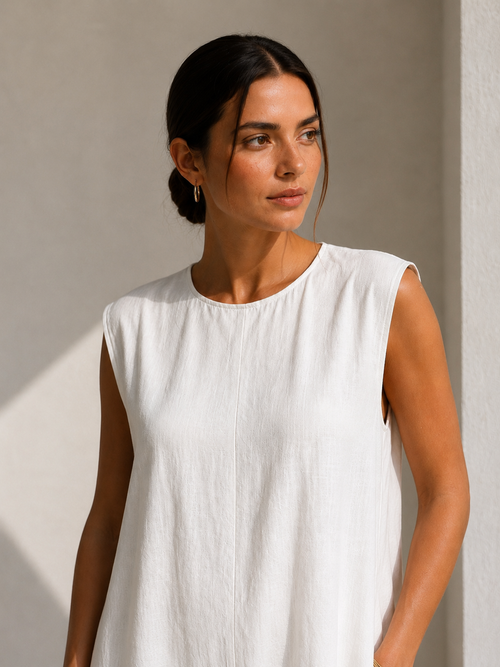 Amara Wide-Leg Sleeveless Jumpsuit