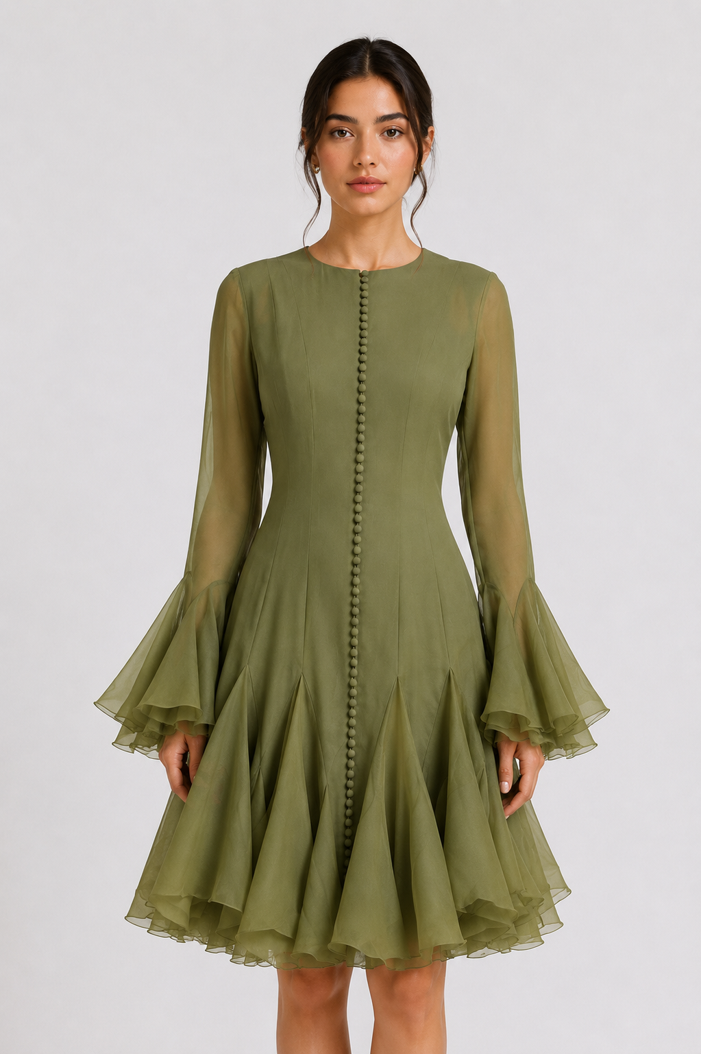 Rosalie Ruffle Mini Dress