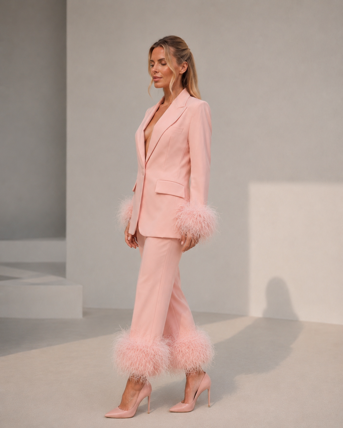 Élise Feather Tailored Set