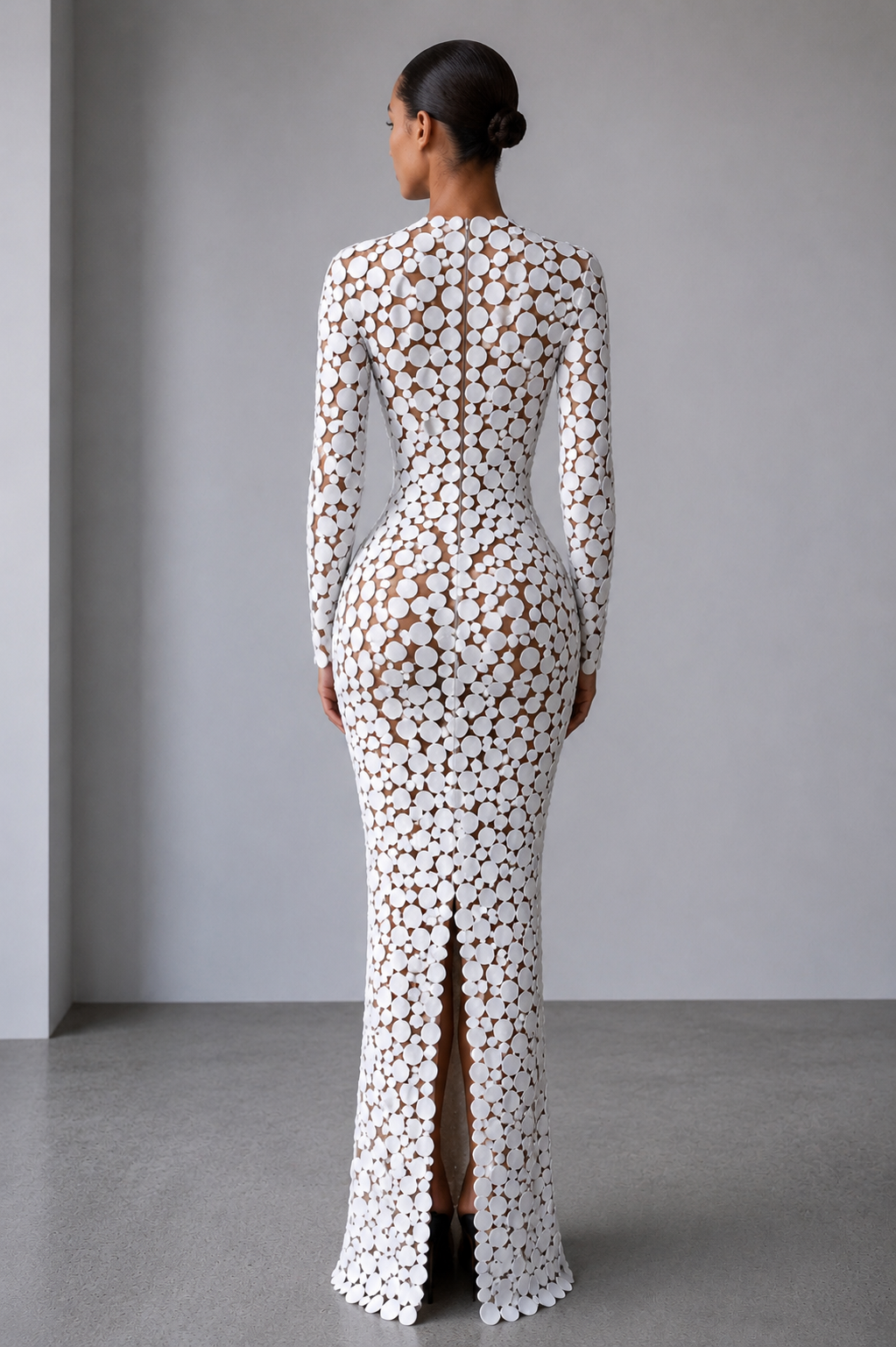 Celeste Disc Éclat Gown