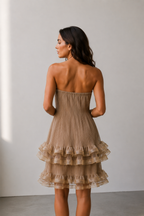 Amara Ruffle Mini Dress