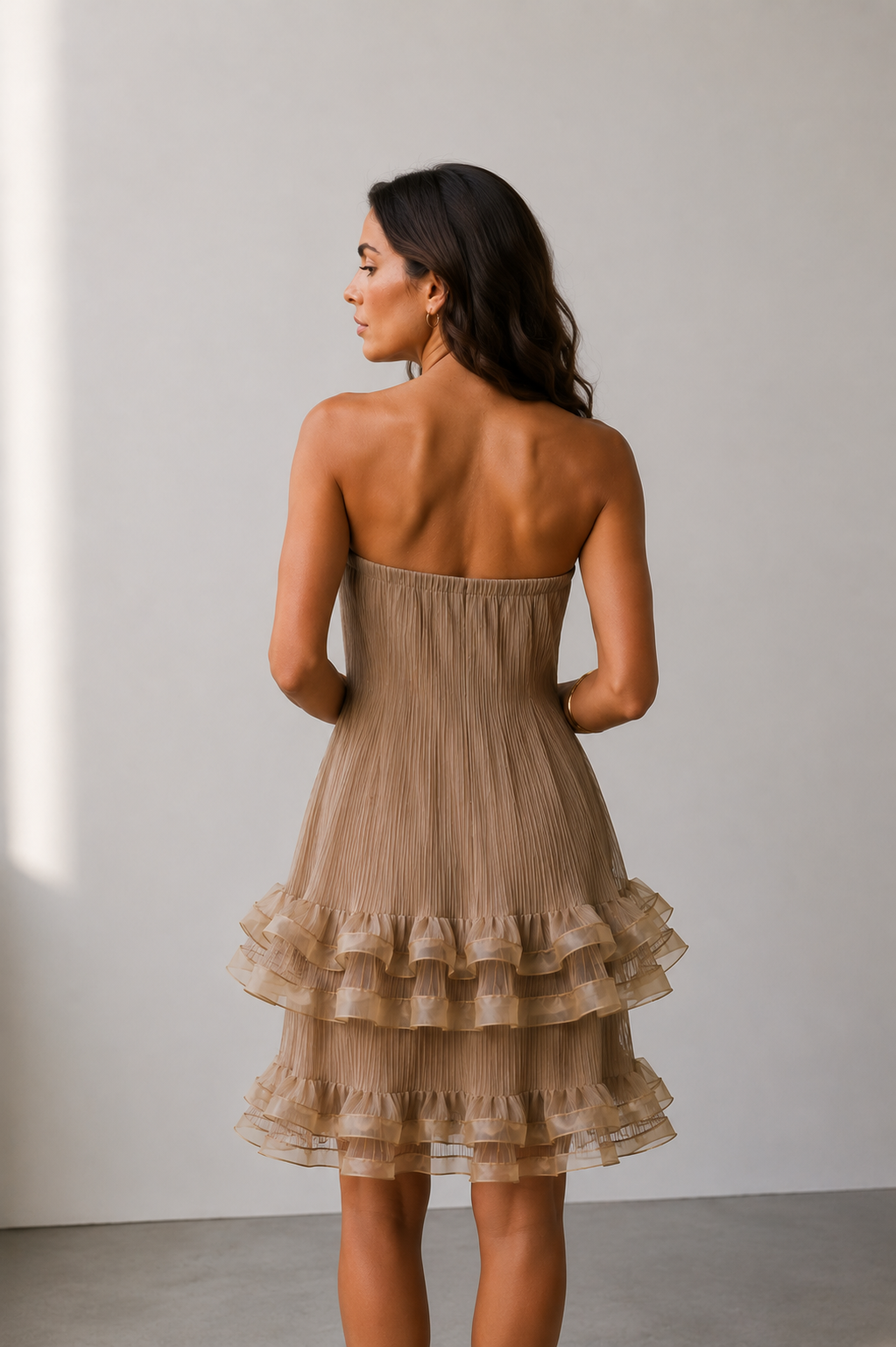 Amara Ruffle Mini Dress