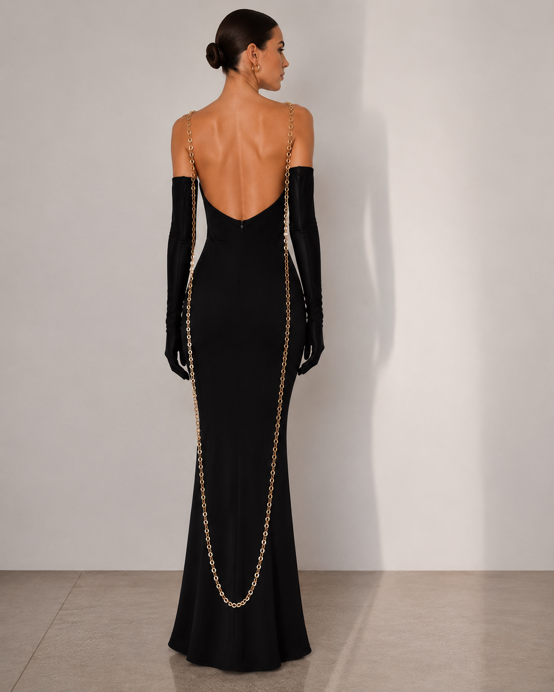 Noir Éclat Gown
