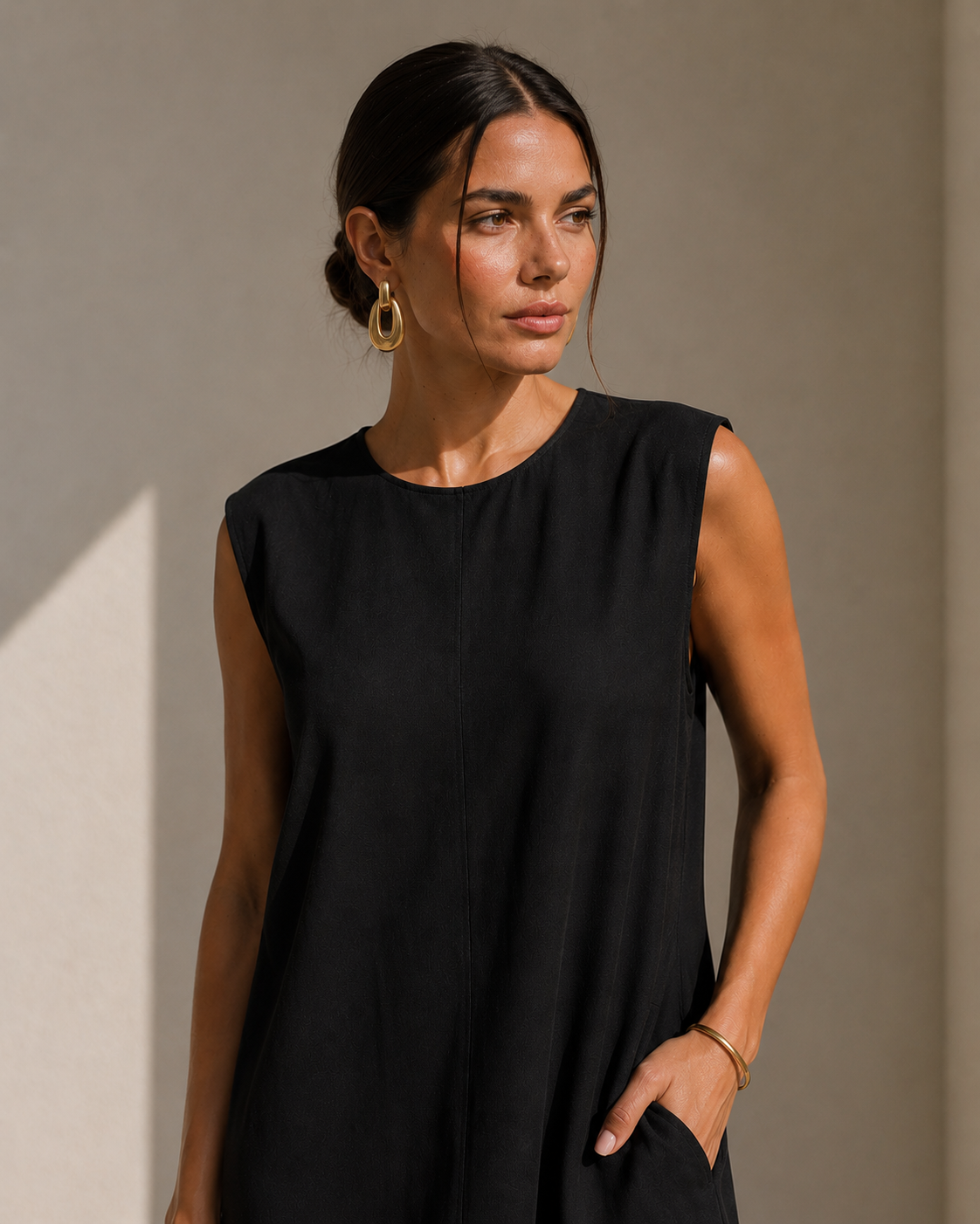 Amara Wide-Leg Sleeveless Jumpsuit