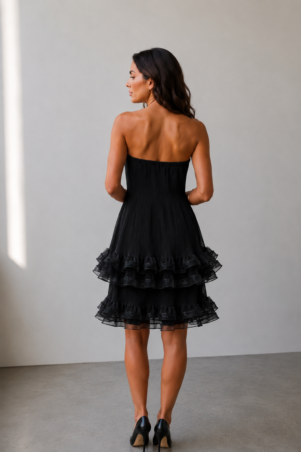 Amara Ruffle Mini Dress