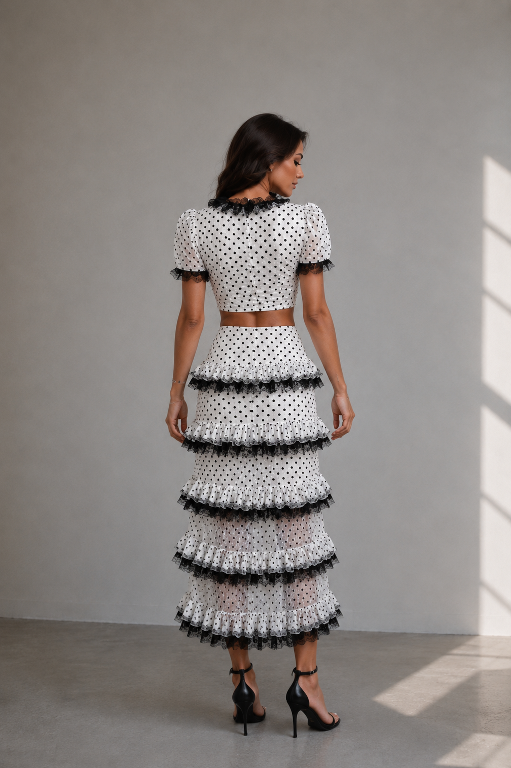 Amara Polka Dot Two-Piece Set