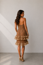 Amara Ruffle Mini Dress