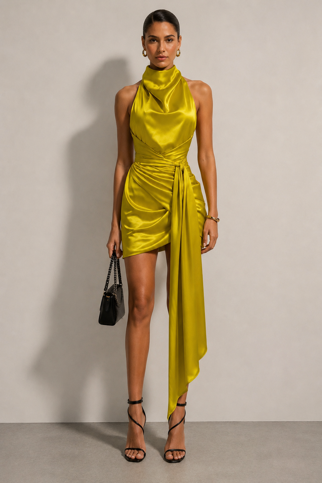 Lumière Satin Sculpt Dress