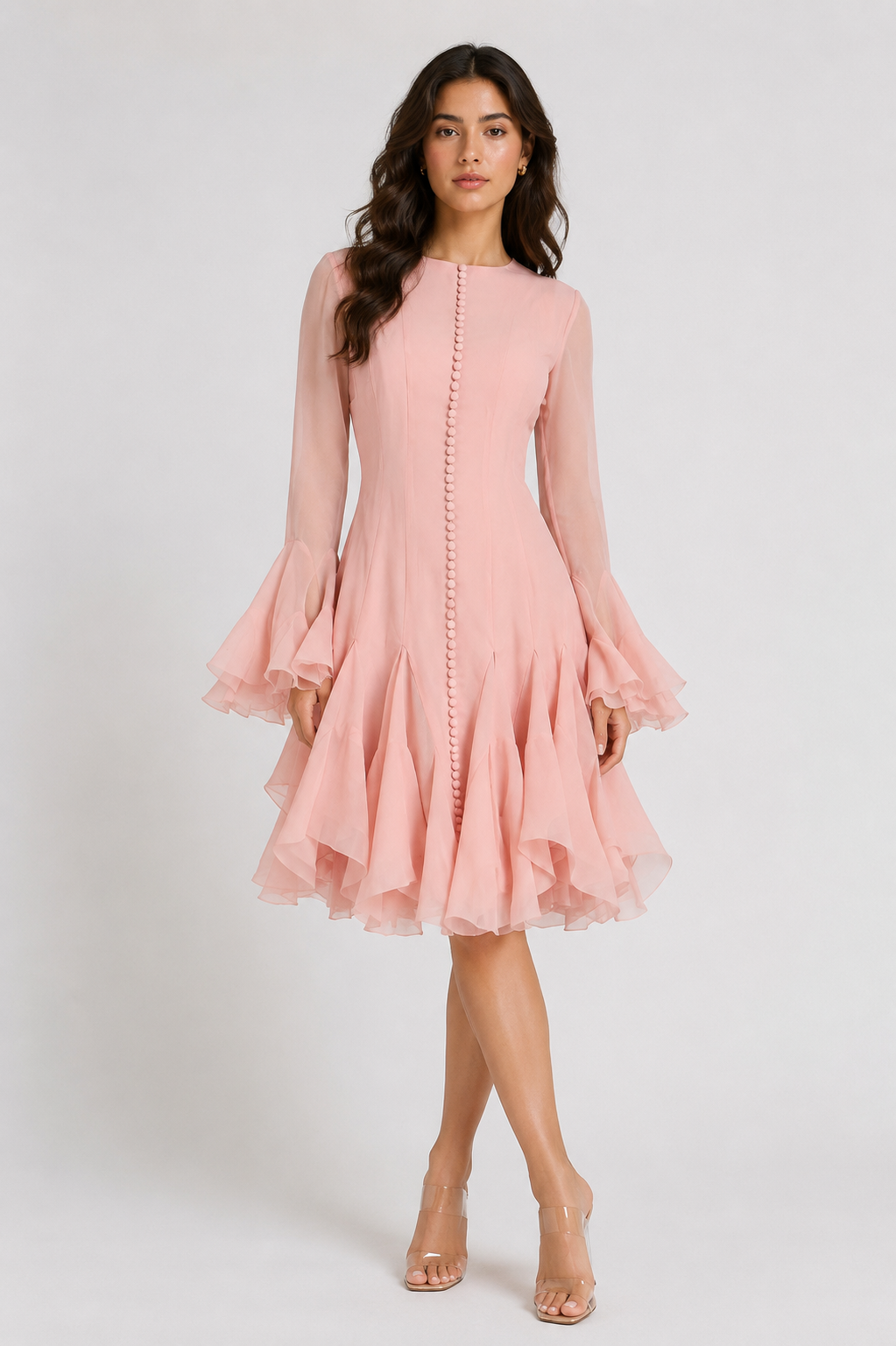 Rosalie Ruffle Mini Dress