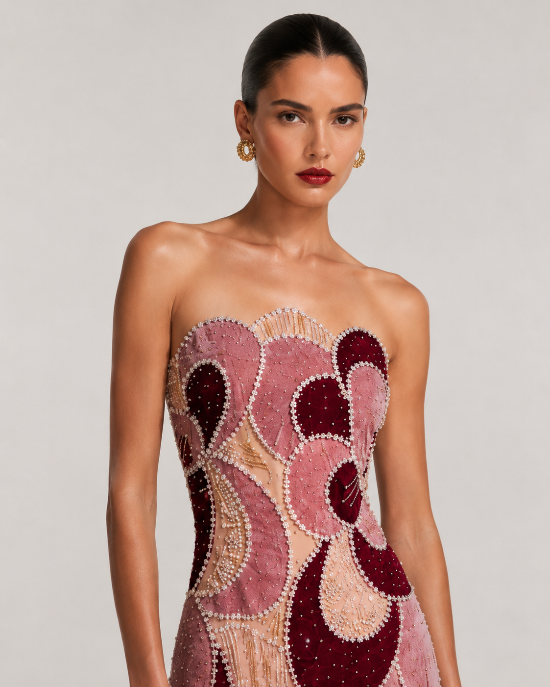 Rosalie Pearl Mosaic Gown