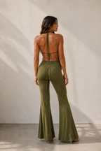 Solea Draped Halter Jumpsuit