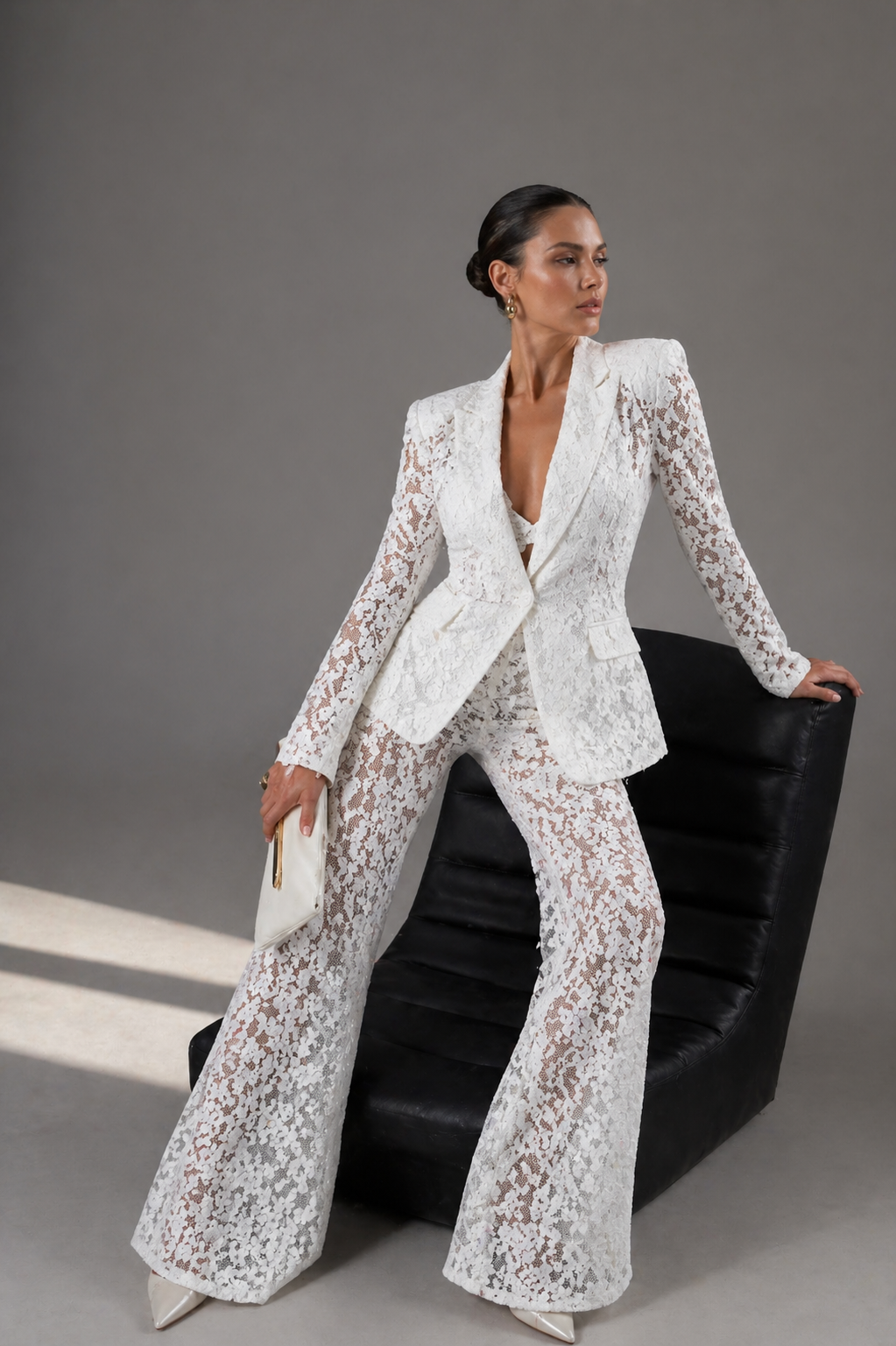 Luxe Lace Power Suit Set