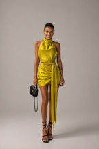 Lumière Satin Sculpt Dress