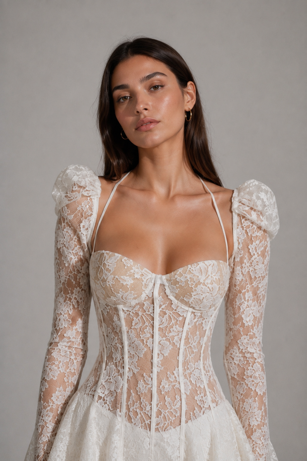 Charlotte Lace Corset Mini Dress
