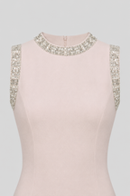 Celestia Crystal Midi Dress