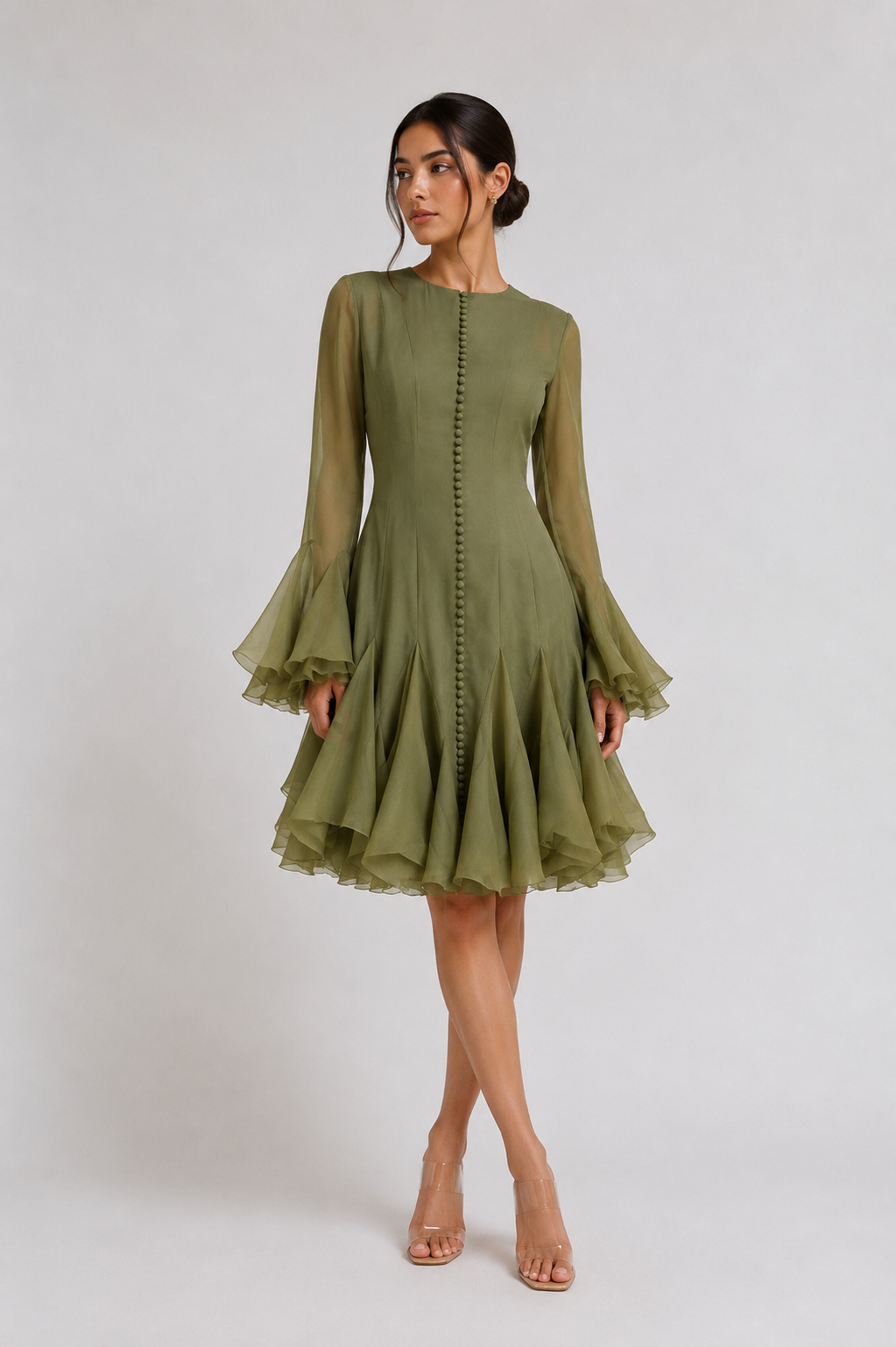Rosalie Ruffle Mini Dress