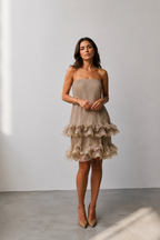 Amara Ruffle Mini Dress