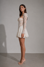 Charlotte Lace Corset Mini Dress
