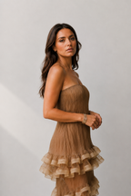 Amara Ruffle Mini Dress
