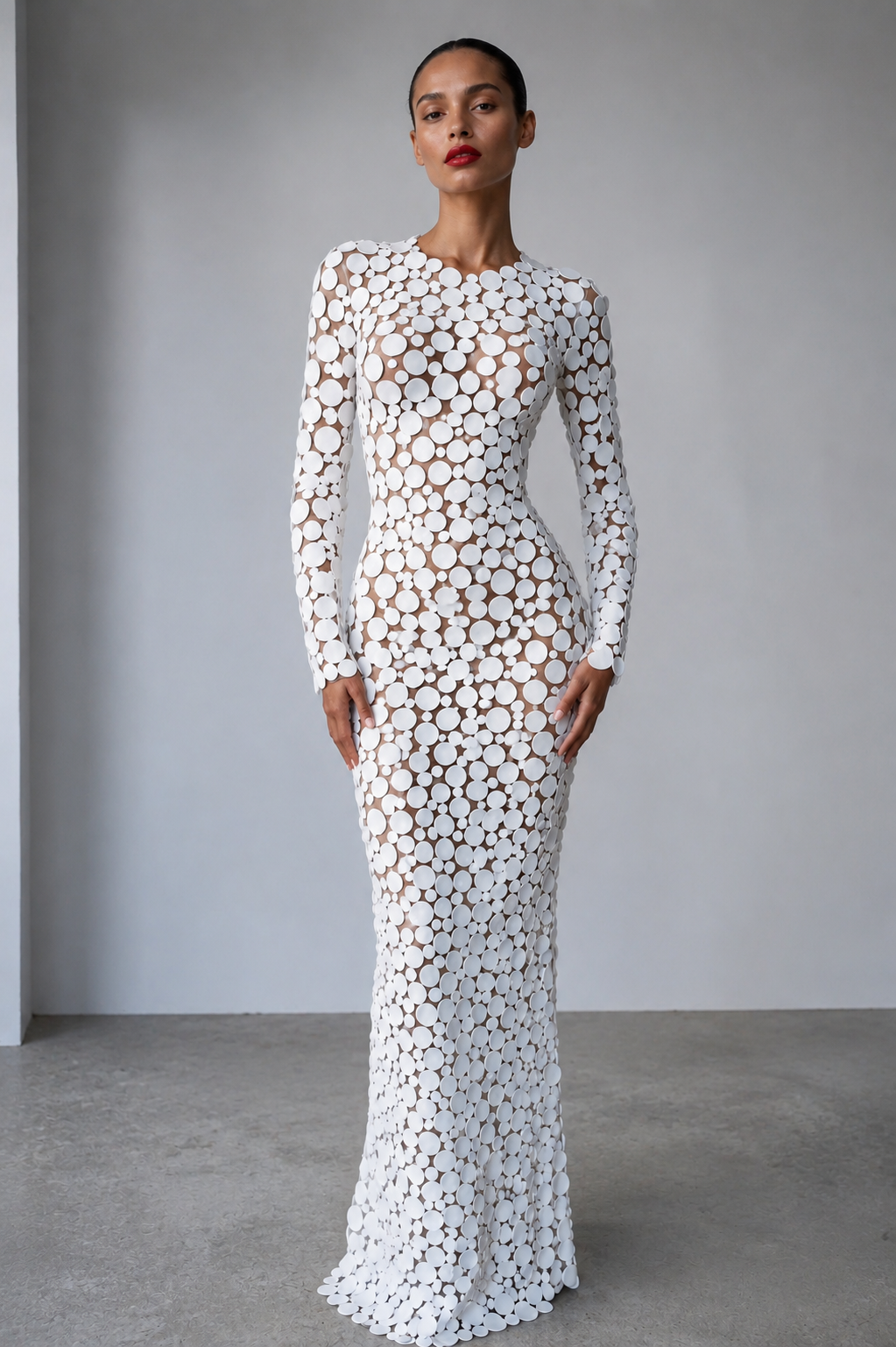 Celeste Disc Éclat Gown