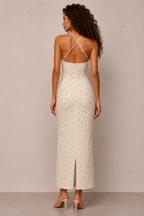Daisy Bloom Corset Maxi Dress