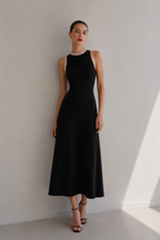Celestia Crystal Midi Dress
