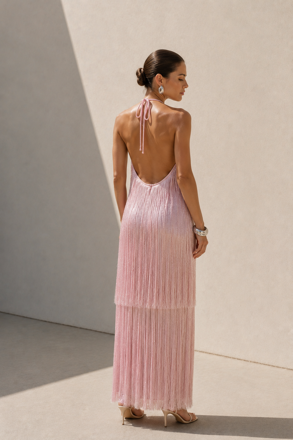 Celeste Étoile Fringe Gown