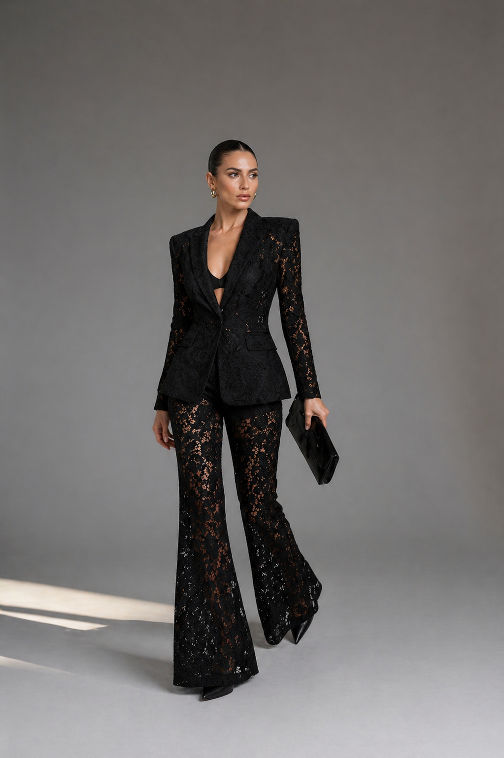 Luxe Lace Power Suit Set