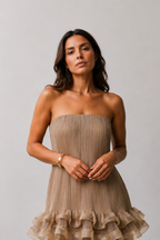 Amara Ruffle Mini Dress