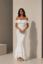 Riviera White Maxi Dress
