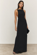 Seraphina Satin Pearl Gown