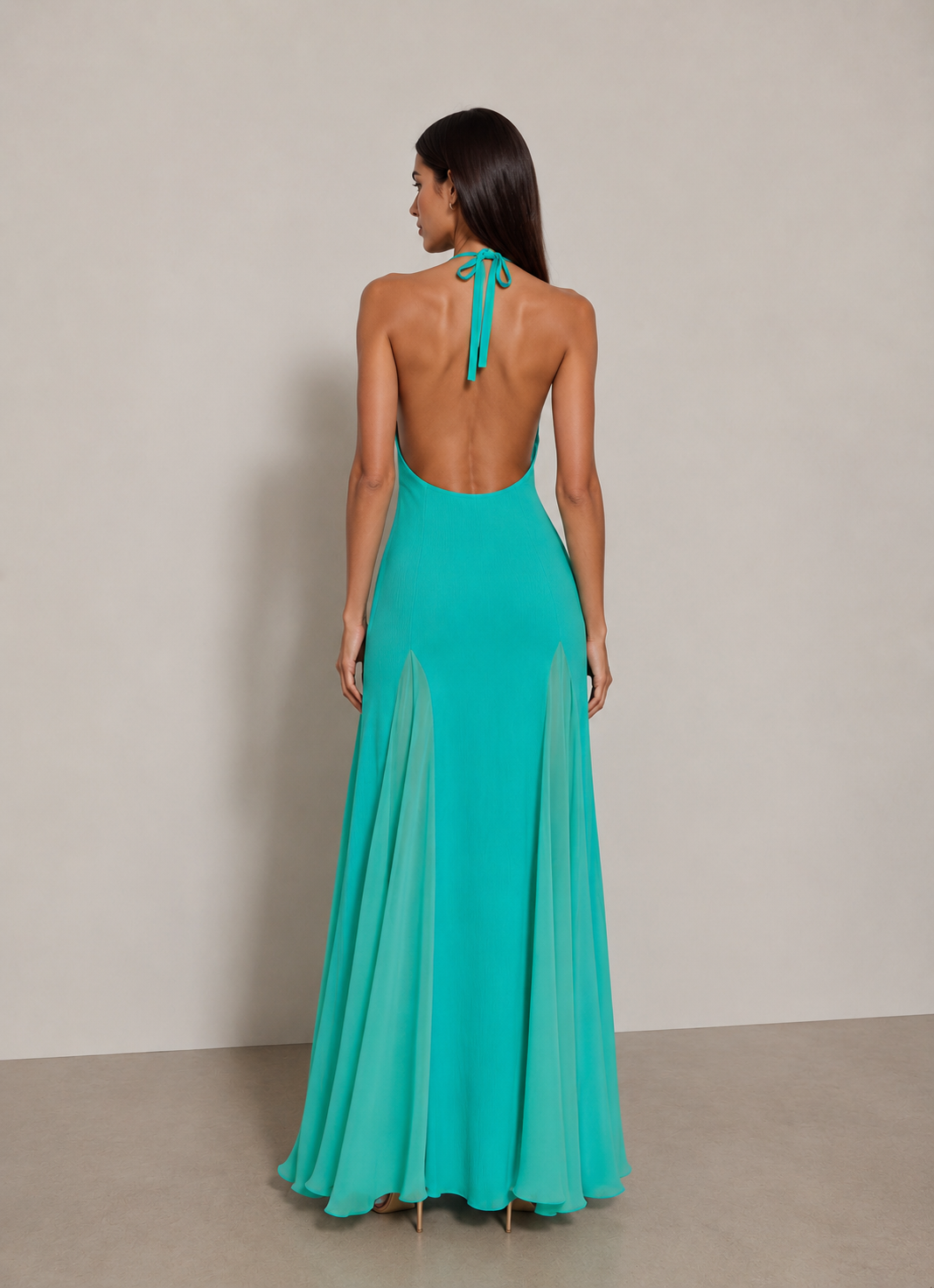 Seraphina Open Back Gown