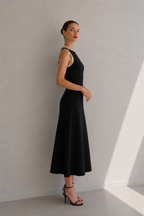 Celestia Crystal Midi Dress