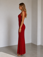 Scarlet Radiance Gown