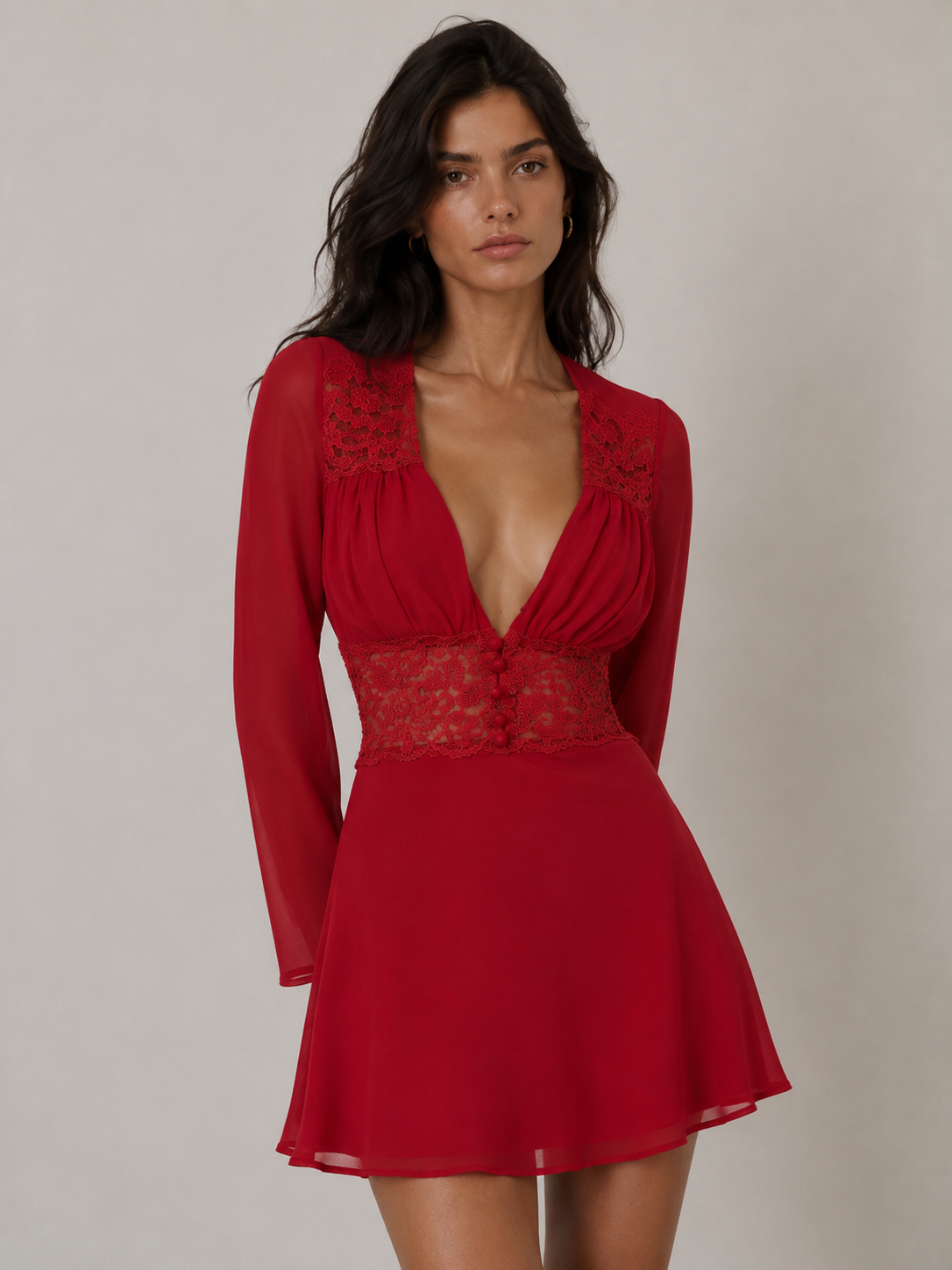 Rosalie Lace Mini Dress
