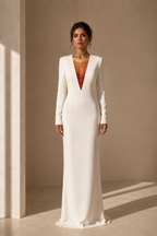 Aurelia Sunset Embellished Gown
