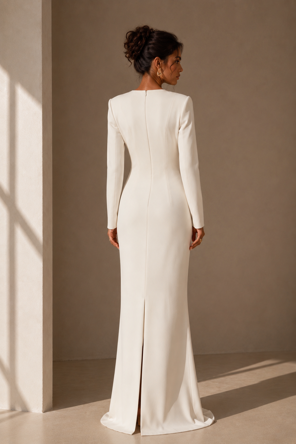 Aurelia Sunset Embellished Gown
