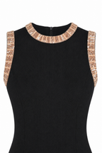 Celestia Crystal Midi Dress