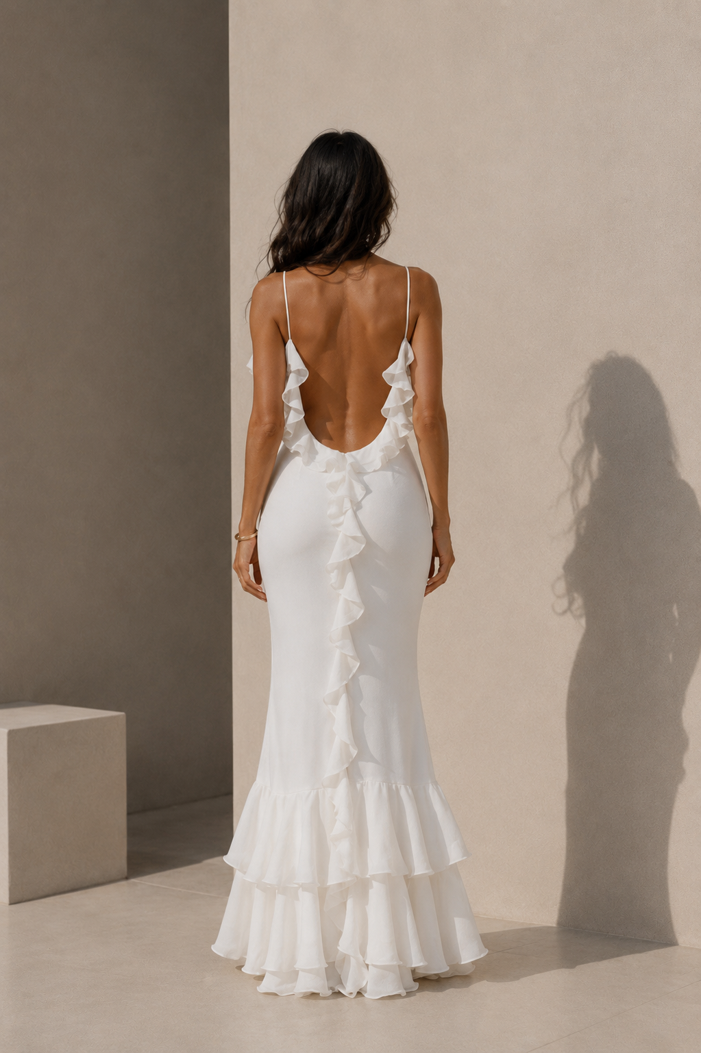 Riviera White Maxi Dress